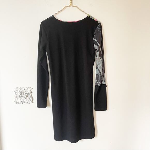 Volt Design Graphic Wearable Art Knit Sheath Dress No. 308 Kin Dress M - Picture 3 of 9